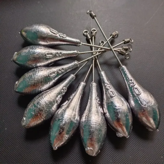 Lote N°1 -14 plomos Surfcasting 120-130gr