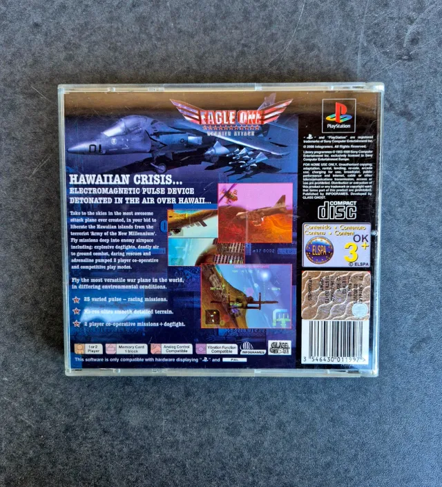 Eagle One: Harrier Attack PS1 - Infogrames