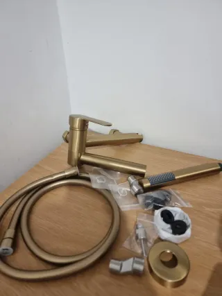 Grifo de Bañera/Ducha Oro Mate (NUEVO)