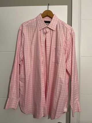 Camisa Pedro del Hierro Rosa Cuadros