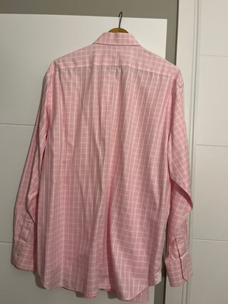 Camisa Pedro del Hierro Rosa Cuadros
