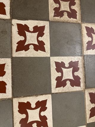 Lote suelo hidráulico antiguo