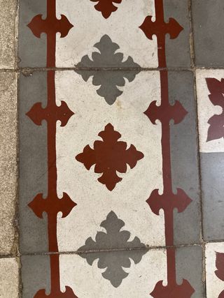 Lote suelo hidráulico antiguo