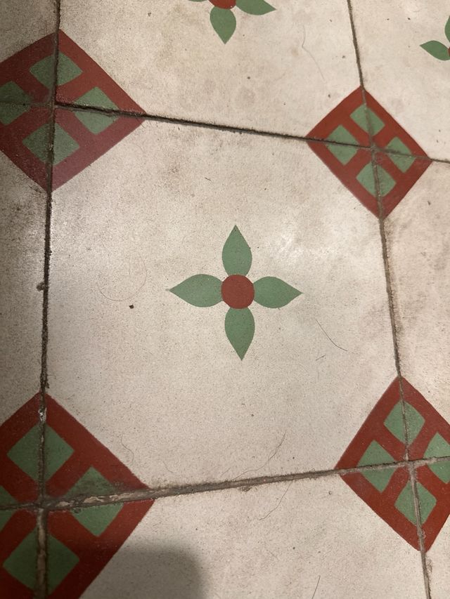 Lote suelo hidráulico antiguo