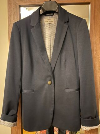 Chaqueta americana azul marino talla M