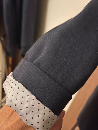 Chaqueta americana azul marino talla M