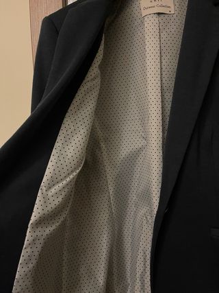 Chaqueta americana azul marino talla M