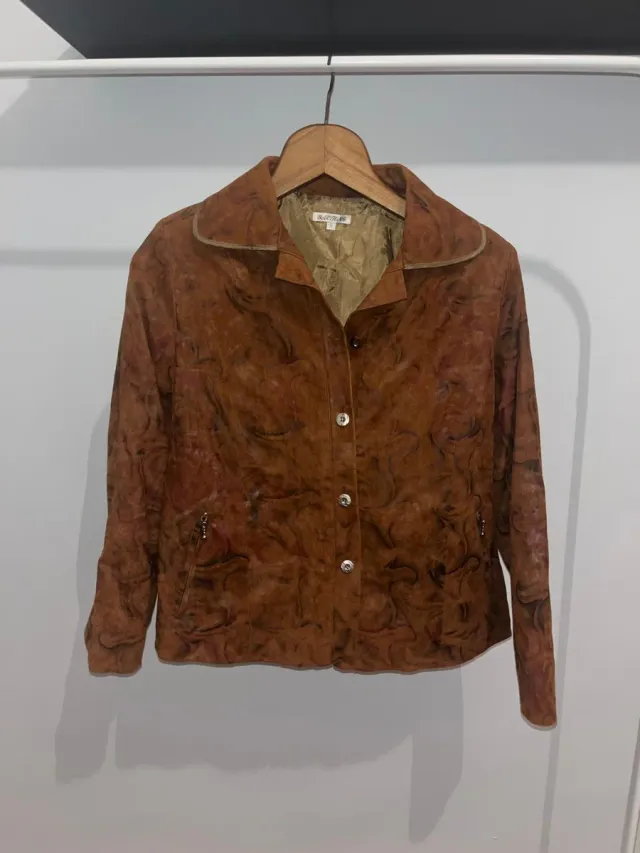 Chaqueta Vintage Estampada Talla S