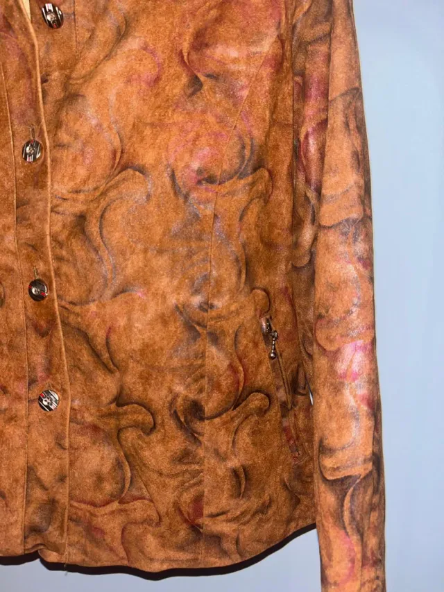 Chaqueta Vintage Estampada Talla S