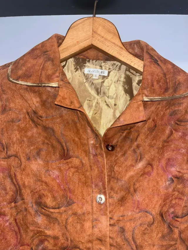 Chaqueta Vintage Estampada Talla S