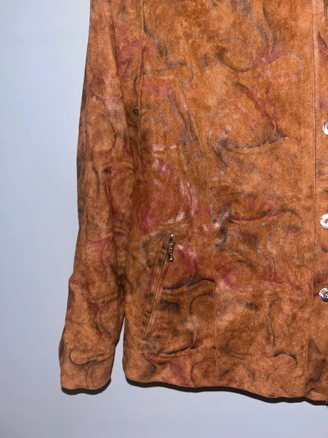 Chaqueta Vintage Estampada Talla S