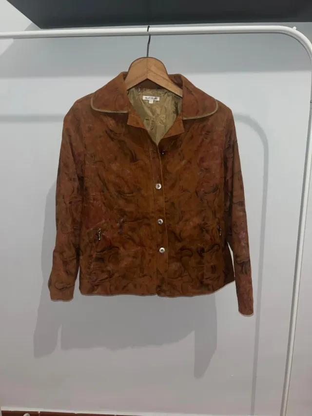 Chaqueta Vintage Estampada Talla S