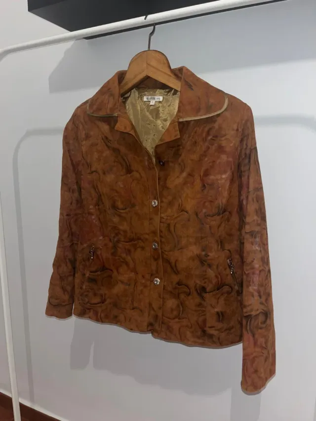 Chaqueta Vintage Estampada Talla S