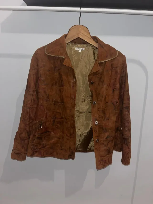 Chaqueta Vintage Estampada Talla S