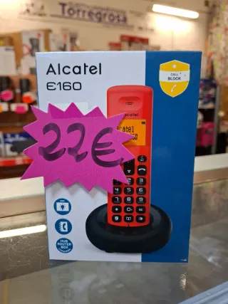 Telefono cordless Alcatel E160 Rosso