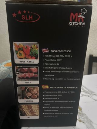 Picadora Eléctrica SLH 300W 3L