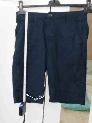 Pantalones cortos chinos PICKEN azul talla 38 Men