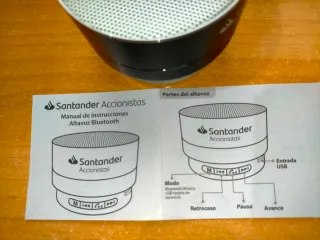 Mini Altavoz Bluetooth Santander Accionistas