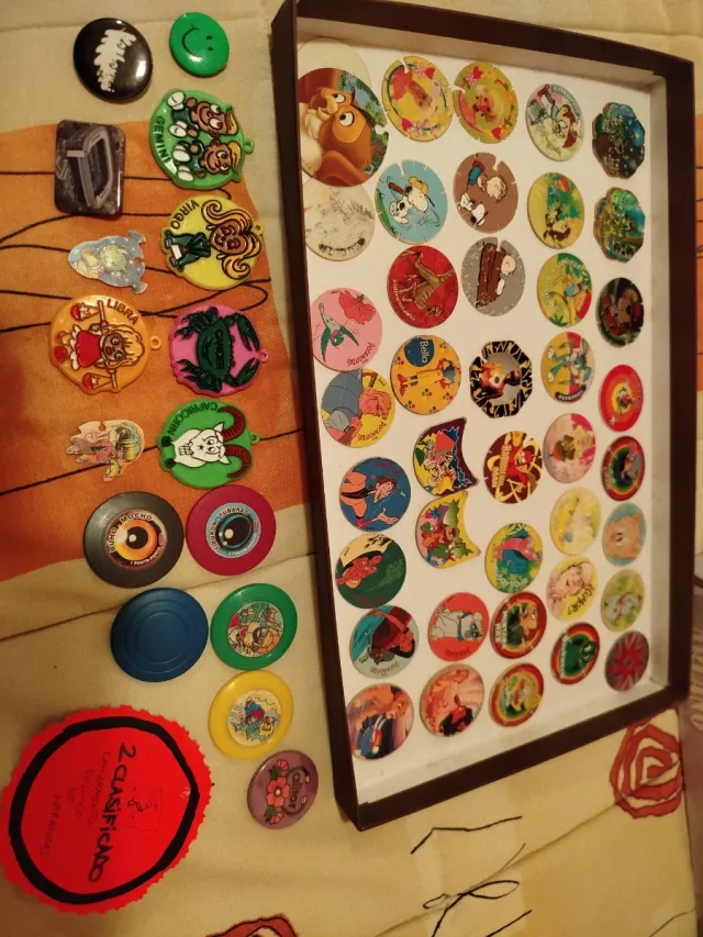 Collezione Tazos Pocahontas Warner Anni '80