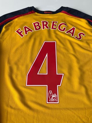 Camiseta original Arsenal 2008 Cesc Fábregas