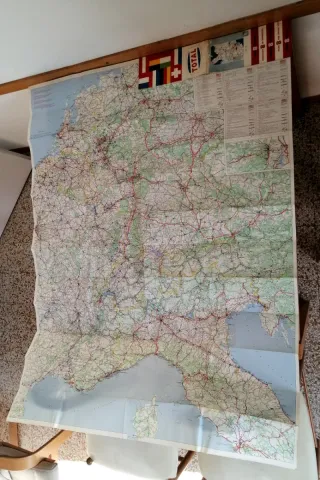 2 Mappe Stradali Vintage Anni '60