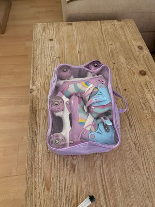 Patines OLYMP niña 4 ruedas seminuevos