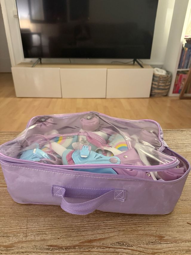 Patines OLYMP niña 4 ruedas seminuevos