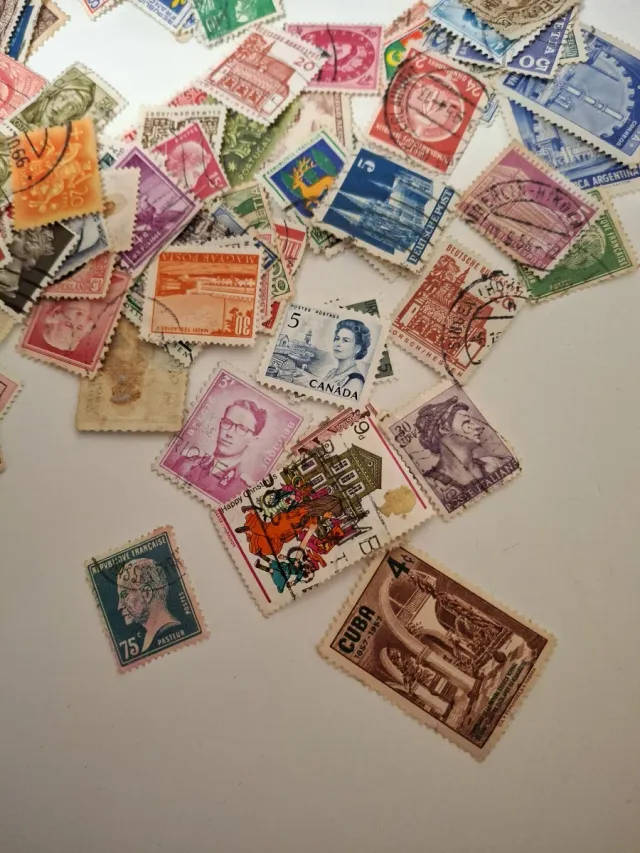 Colección sellos matasellados extranjeros