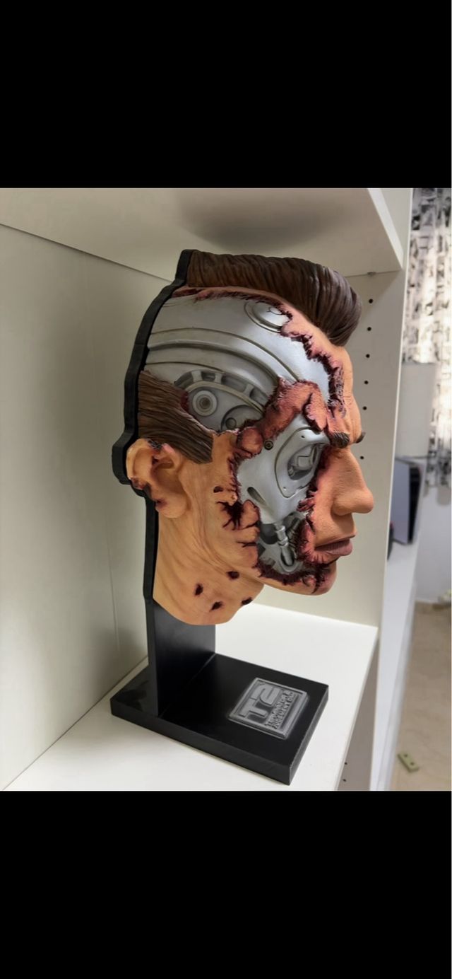 Busto Terminator, hecho y pintado a encargo