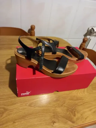 Sandalias UNISSA mujer negras