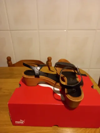 Sandalias UNISSA mujer negras