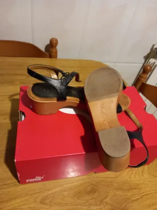 Sandalias UNISSA mujer negras