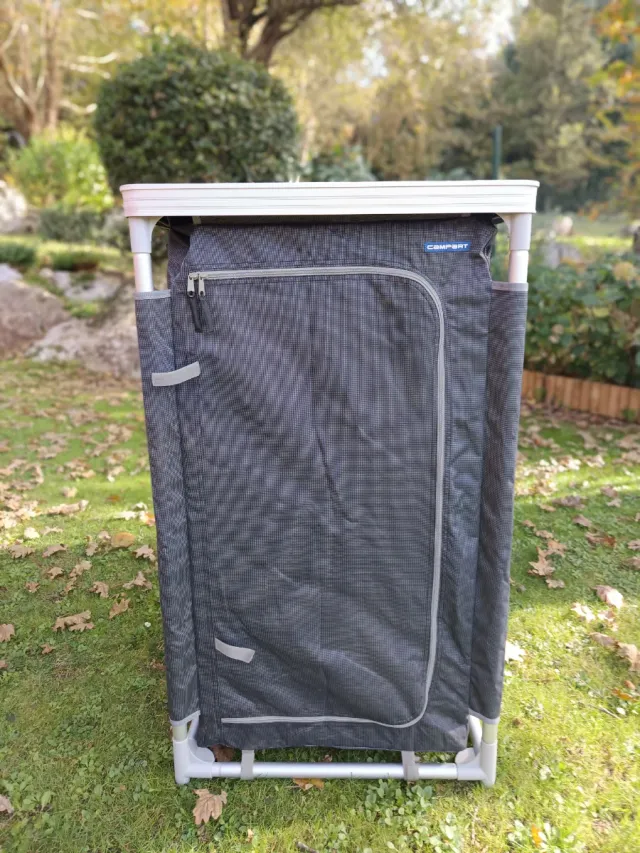 Armario Camping Campart Travel Negro/Gris