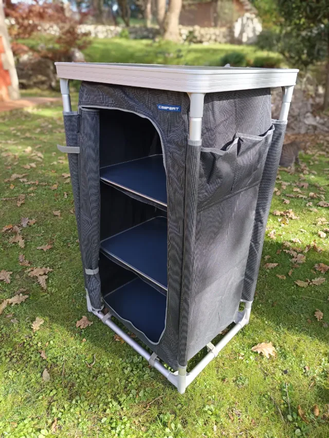Armario Camping Campart Travel Negro/Gris