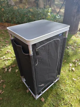 Armario Camping Campart Travel Negro/Gris