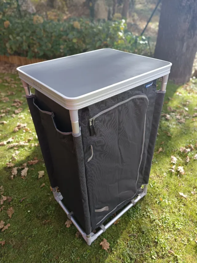 Armario Camping Campart Travel Negro/Gris