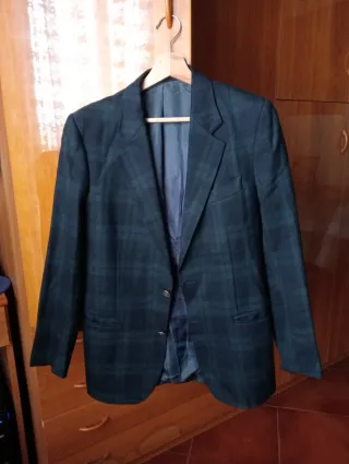 Blazer tartan James Dillon vintage