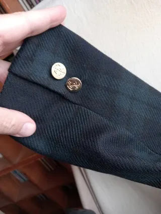 Blazer tartan James Dillon vintage