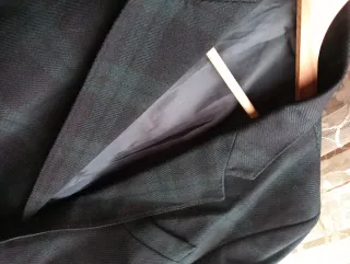 Blazer tartan James Dillon vintage