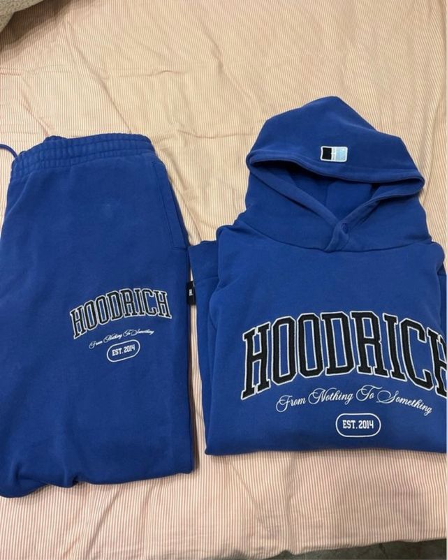 Conjunto Hoodrich azul original