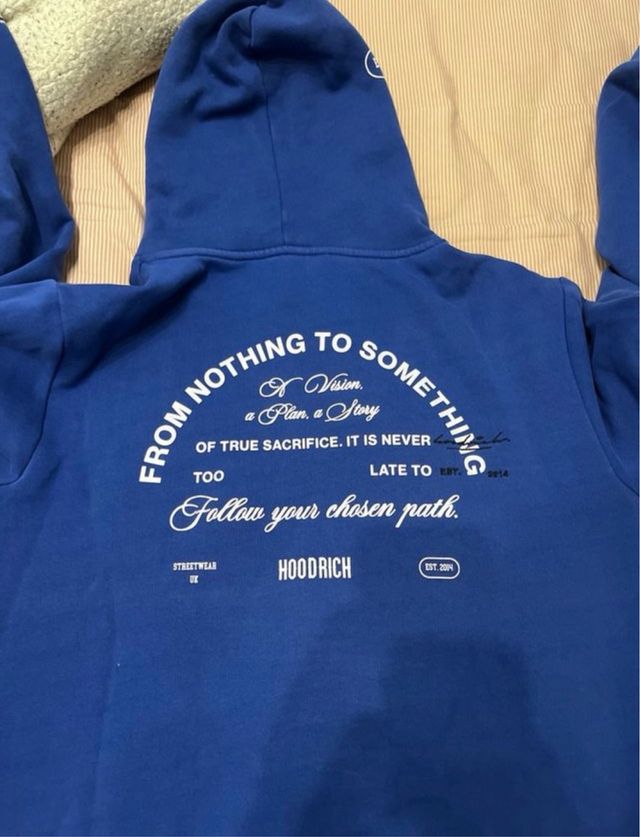 Conjunto Hoodrich azul original