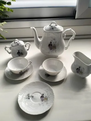 Juego de café Vista Alegre porcelana