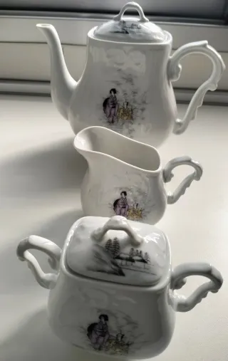 Juego de café Vista Alegre porcelana