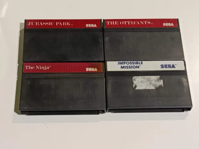 Lote 4 Juegos Sega Master System