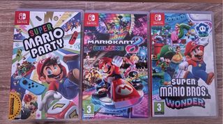 Nintendo Switch OLED Azul/Rojo + Juegos