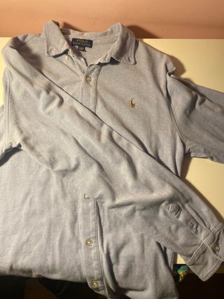 Camisa Polo Ralph Lauren Azul Claro Talla XL 18/20
