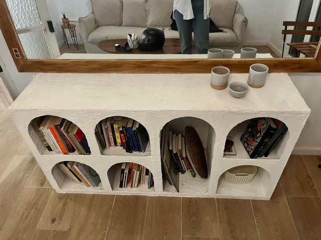 Móvel artesanal estilo mediterrâneo/boho