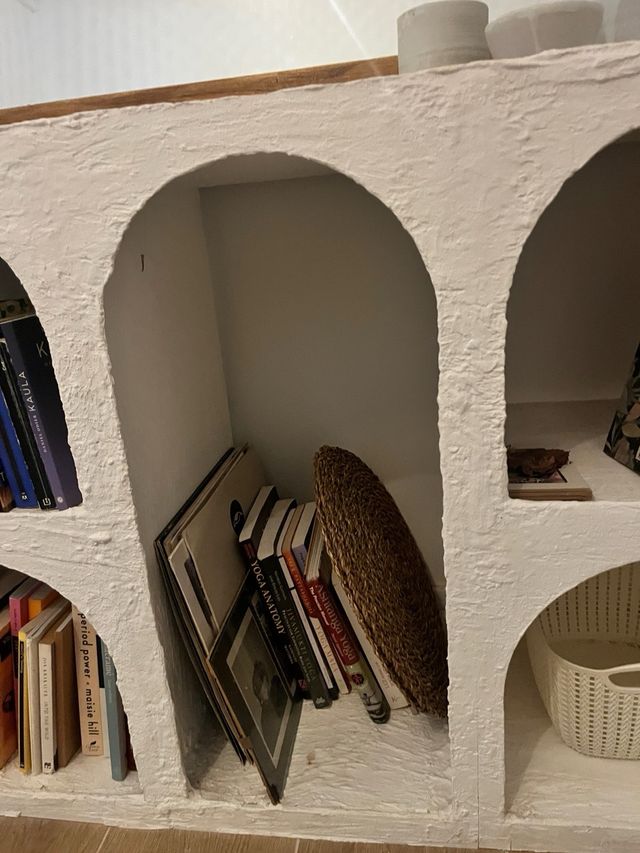 Móvel artesanal estilo mediterrâneo/boho