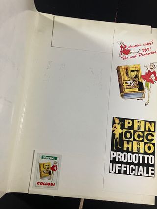 2 Cartellette Pinocchio Collodi 1997