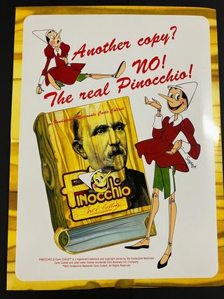 2 Cartellette Pinocchio Collodi 1997